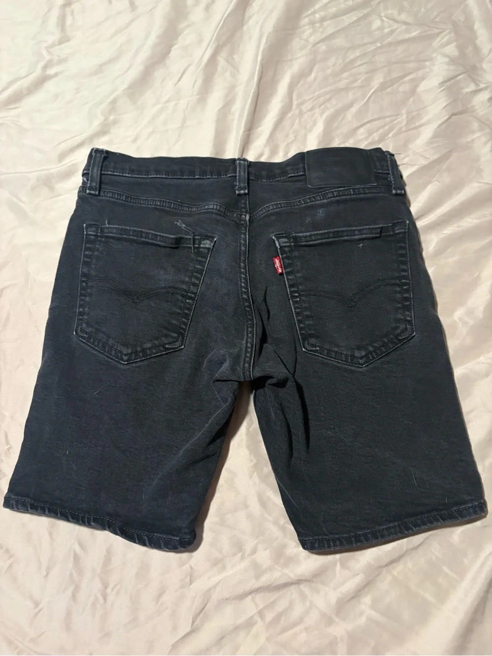 Levi's Black Denim Jean Shorts